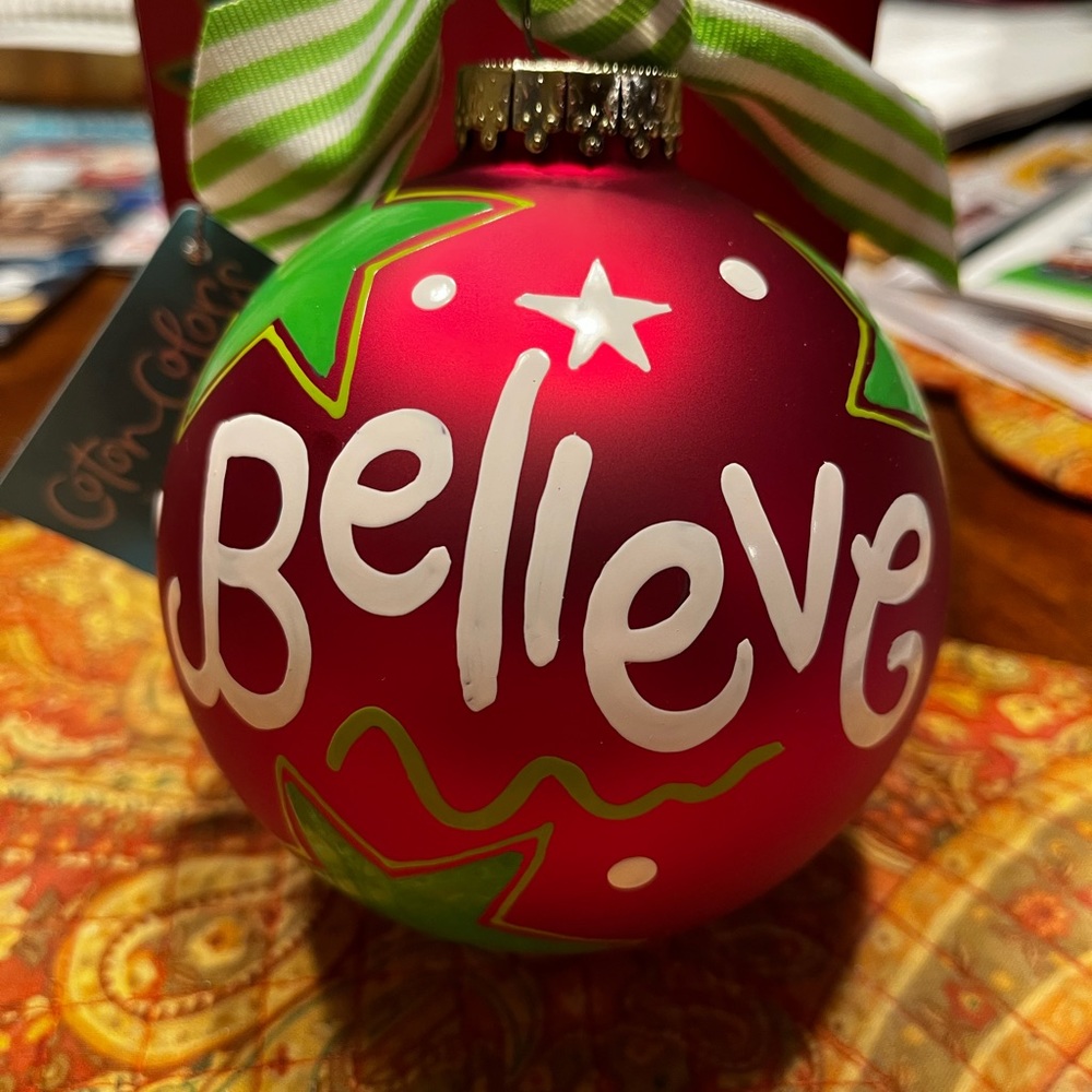 BELIEVE  Cotin Colors by Laura Johnson